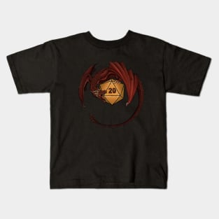 DnD dragon symbol Kids T-Shirt